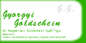 gyorgyi goldschein business card